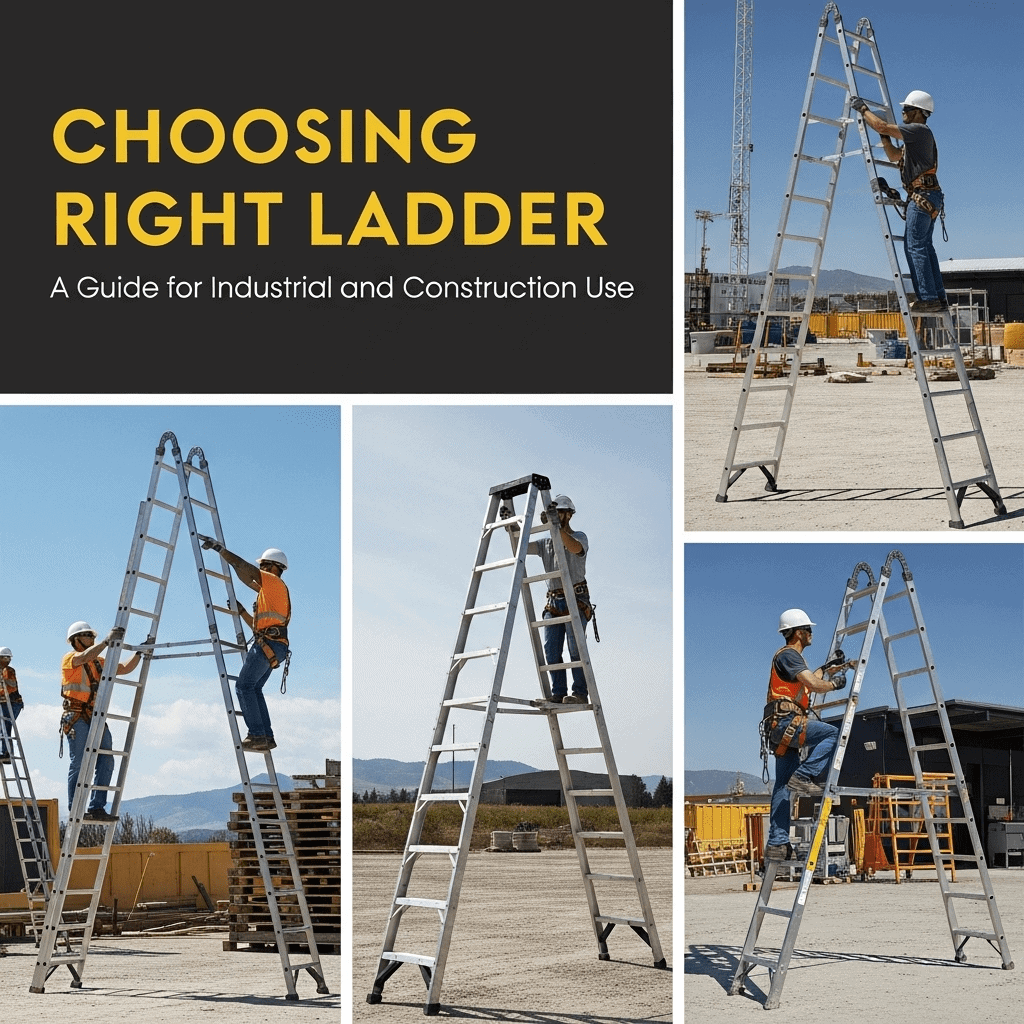Read more about the article Choosing the Right Ladder: A Guide for Industrial and Construction Use